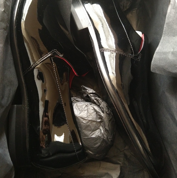 Hugo Boss Men's Appeal Patent loafer dress shoe black wedding